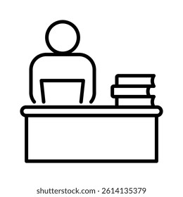 Workplace Icon Element for Design