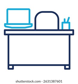 Workplace Icon Element For Design