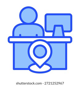 Workplace Icon Element For Design
