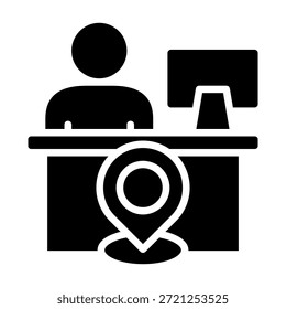 Workplace Icon Element For Design