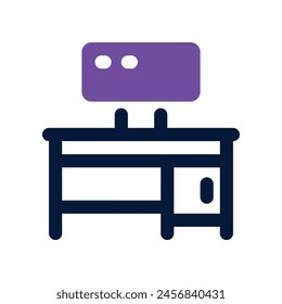 workplace icon. vector dual tone icon for your website, mobile, presentation, and logo design.