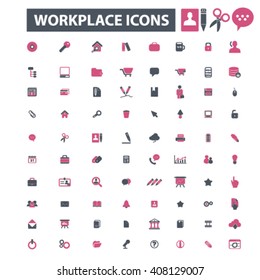 iconos de lugar de trabajo
