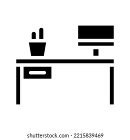 Workplace. linear icon color editable