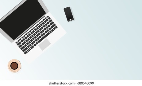 Workplace office, co-working center, university campus, modern workplace