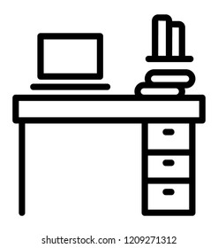 A workplace room with official setup 