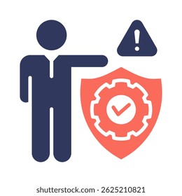 Workplace Safety Icon Element for Design