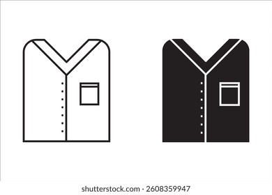 Workplace, shirt icon. Element of workplace thin line icon on white background