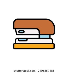 Workplace Stapler Icon Vector Illustration