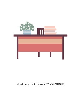 Lugar de trabajo con silla de mesa y portátil y comp