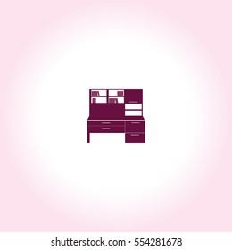 Workplace Vector Icon.