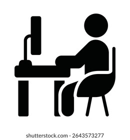 Workplace Vector Icon which can easily modify or edit
