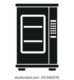 Workplace vending machine icon simple vector. Cooler food. Snack selling