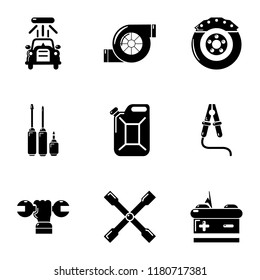 Workroom icons set. Simple set of 9 workroom vector icons for web isolated on white background