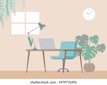 Workroom.Vector illustration that is easy to edit.