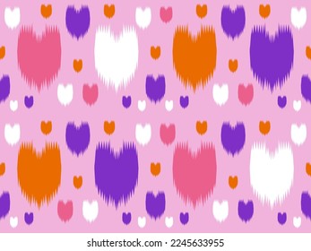 Works of the Festival of Love A bright heart is ready to give happiness. Ready to be a symbol on everything around us. , fabric pattern, background, wall paper, card, gift wrapping paper, sticker, etc