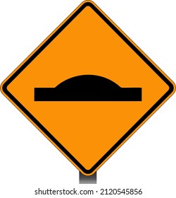 Works Signaling Boards, Speed bump, Traffic signs used in Brazil