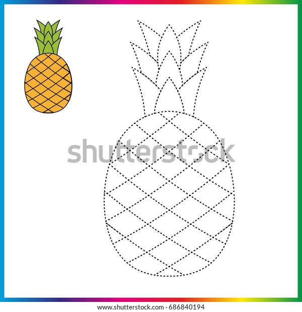 Worksheet Connect Dots Coloring Page Game Stock Vector (Royalty Free ...