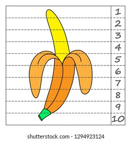 Worksheet. Cut and complete. Game for kids, children. Math Puzzles.  