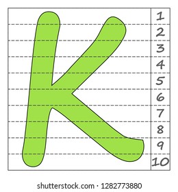 Worksheet. Game for kids, children. Cut and complete. Learning mathematics and letters. 