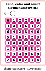 Worksheet. Game for kids . Learning mathematics.