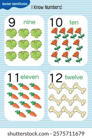  worksheet for kids learning to count and to write.