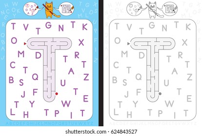 Letter T Worksheet High Res Stock Images Shutterstock