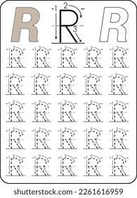 Worksheet for learning the alphabet. Alphabet Tracing Worksheet. Activity for pre-schoolers and kindergarten. Letters A-Z. English for kids. Hand Writing for kids.ABC Activities and Exercises for kids
