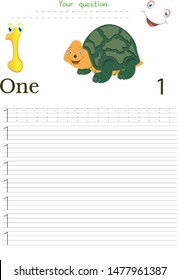 Worksheet, math lessons for children

