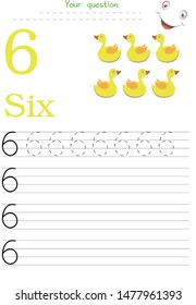 Worksheet, math lessons for children

