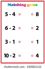Worksheet. Mathematical puzzle game. Learning mathematics, tasks for addition  for preschool  children. worksheet for preschool kids - vector
