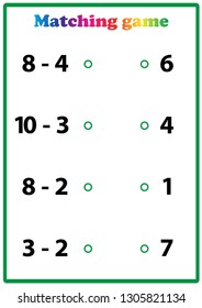 Worksheet. Mathematical puzzle game. Learning mathematics, tasks for addition  for preschool  children. worksheet for preschool kids - vector
