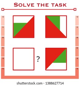 Worksheet. Mathematical puzzle game. Learning mathematics, tasks for addition for preschool children. worksheet for preschool kids - vector - Vektör - Vektör