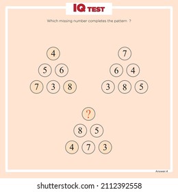 Worksheet. Mathematical puzzle game. Learning mathematics, tasks for addition for preschool children. worksheet for preschool kids - vector - IQ TEST