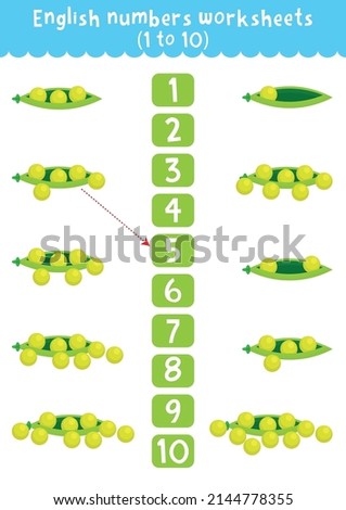 Worksheet  on numbers for children.  Counting worksheet. Odd and even numbers.  Educational children's game.