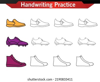 worksheet for preschool kids Handwriting practice sheet. Educational children game, printable worksheet for kids. Writing training printable worksheet. Halloween theme activity Handwriting practice 
