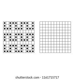 worksheet for preschool kids. Practicing motor skills, improving skills tasks. Complete the pattern worksheet, vector. 