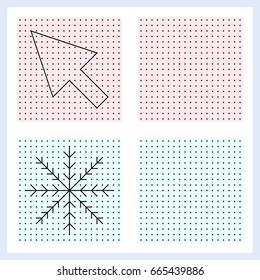  worksheet for preschool kids. Practicing motor skills, improving skills tasks. Complete the pattern worksheet, vector. 