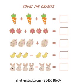 Worksheet preschool tasks for kids illustrated