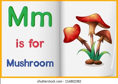 Worksheet teaching a letter and word with picture