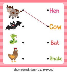 worksheet vector design for kid