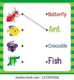 worksheet vector design for kid