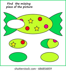 worksheet visual logic puzzle find missing stock vector royalty free 686856859 shutterstock