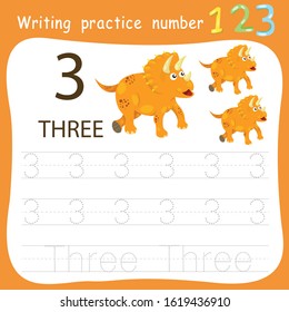 Worksheet Writing practice number three