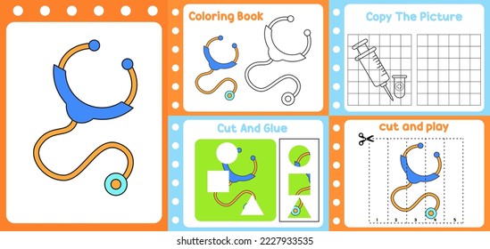 worksheets pack for kids with medicine fun learning for children