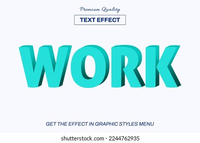 Workshop 3d - easy editable text effect