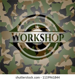 Workshop camouflage emblem