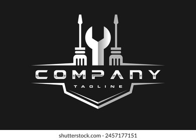 the workshop equipment emblem logo