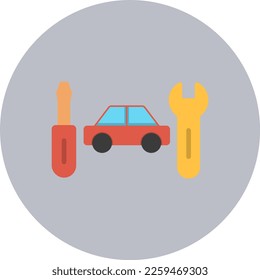 Workshop Flat Vector Icon Design