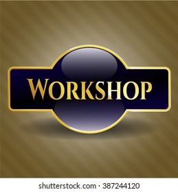 Workshop gold shiny emblem