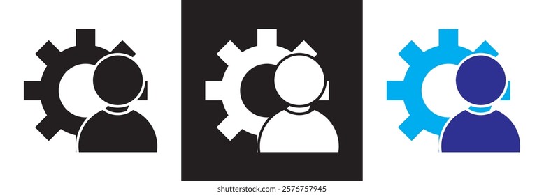 Workshop icon set.  isolated on white and black background. vector illustration. EPS10